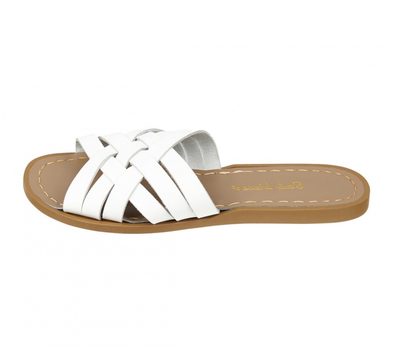 Women's Salt Water Retro Sandals White | 58JWAOPMG