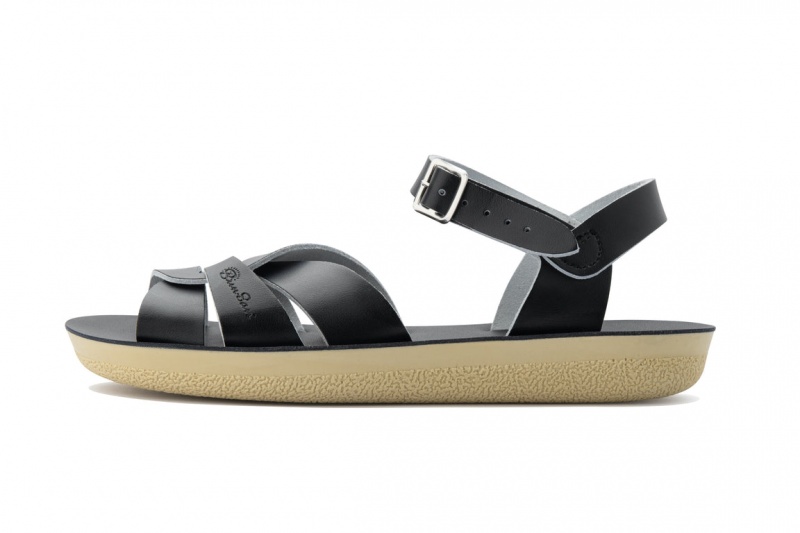 Women's Salt Water Swimmer Sandals Black | 52TYHMJXQ