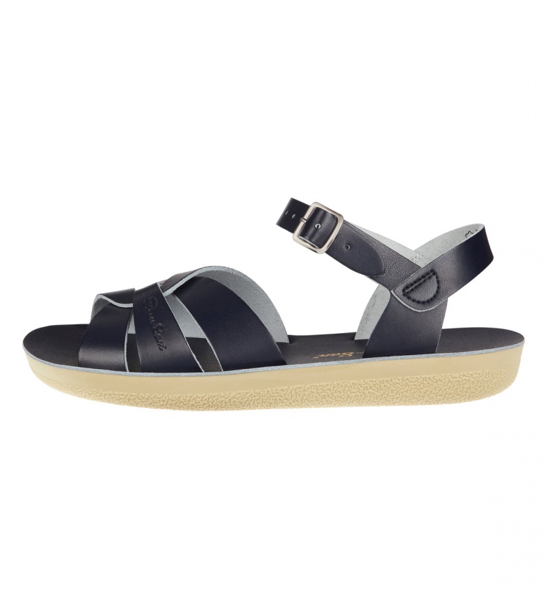 Women's Salt Water Swimmer Sandals Navy | 84GRZLQOF