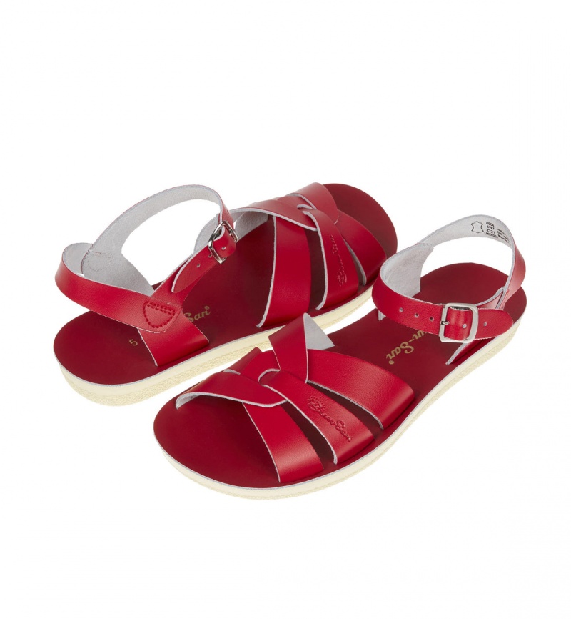 Women\'s Salt Water Swimmer Sandals Red | 03WEJGFLU