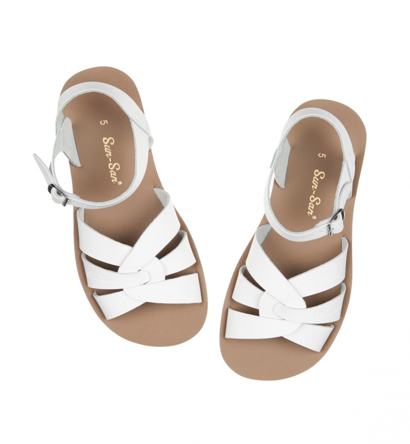 Women's Salt Water Swimmer Sandals White | 74URBCMKD